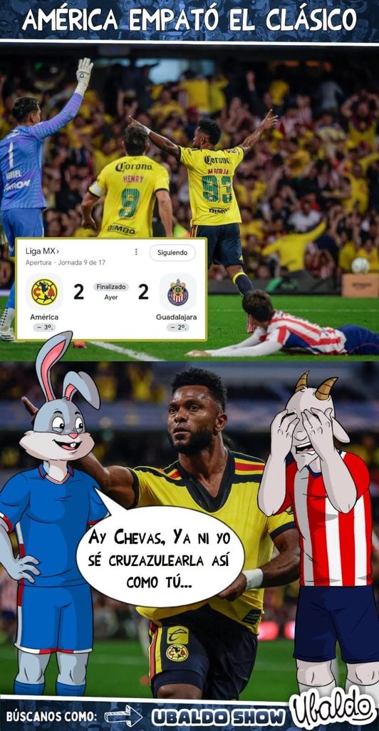 🐐🤦🏻‍♂️ ¡CHIVAS LA CRUZAZULEÓ EN EL CLÁSICO! 😂