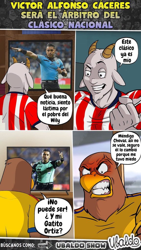 🚨⚽ ¡YA HAY ÁRBITRO PARA EL CLÁSICO NACIONAL! Víctor Alfonso Cáceres dirigirá el América 🆚 Chivas este sábado a las 21:15 en el Estadio Banorte. 🔥
