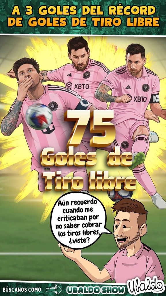 🚨🐐 ¡MESSI ESTÁ A 3 TIROS LIBRES DE OTRO RÉCORD HISTÓRICO! 🎯