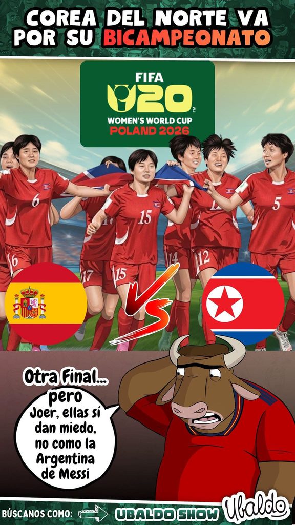 🔥🏆 ¡TENEMOS FINALAZA EN EL MUNDIAL FEMENINO SUB-20! 🇪🇸🇰🇵