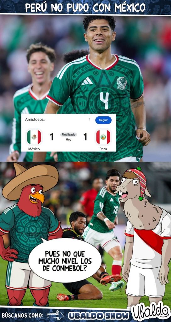 🥱🇲🇽 ¡PERÚ NO PUDO CON MÉXICO!