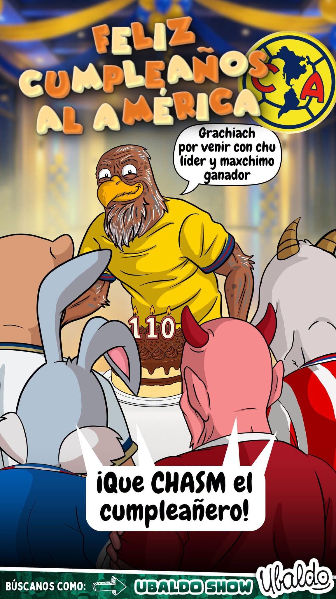 🦅🎂 ¡110 AÑOS DEL EQUIPO MÁS AMADO Y ODIADO DE MÉXICO! ¡FELIZ CUMPLEAÑOS AL AMÉRICA… AUNQUE SUS RIVALES NO QUIERAN FELICITARLO! 🤣💛💙
