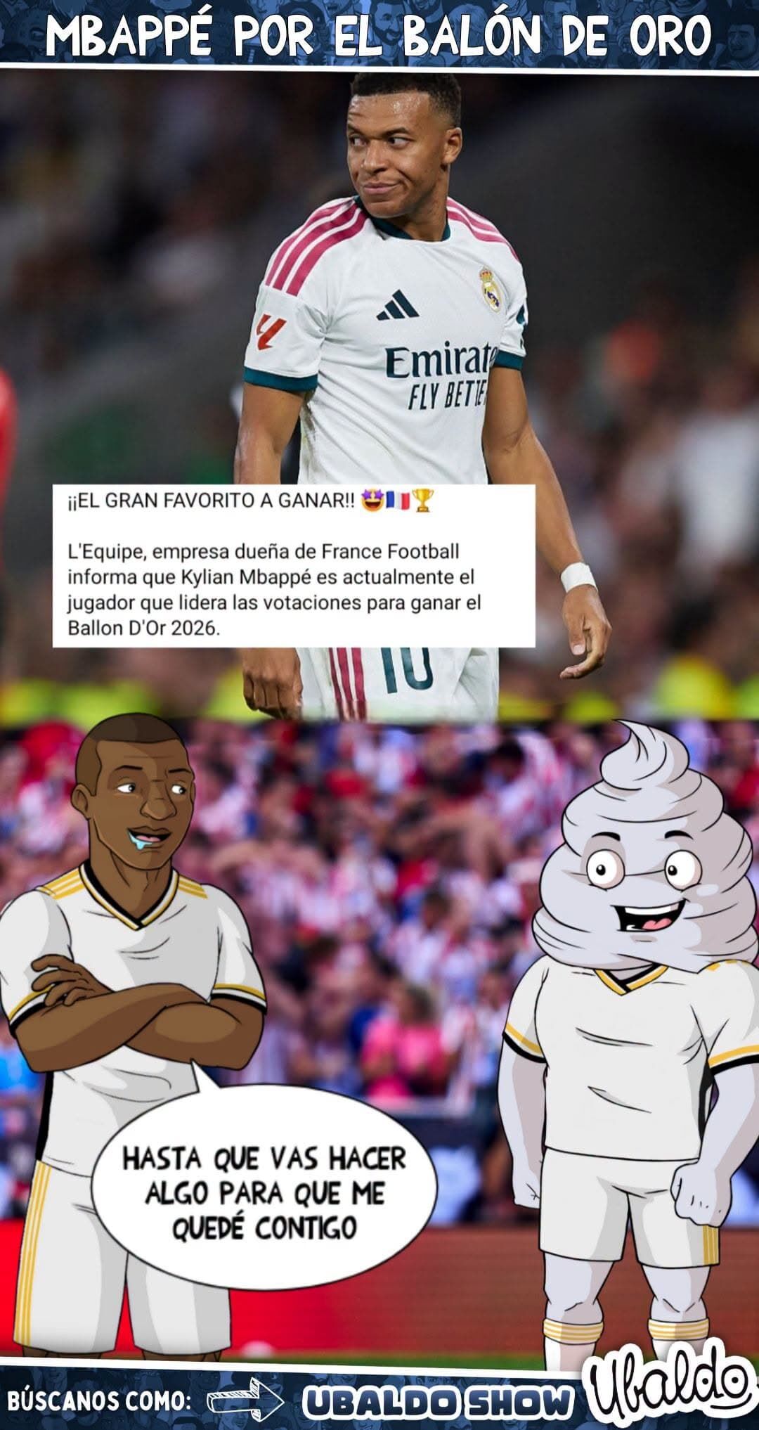🐢🥇 ¡MBAPPÉ YA HUELE EL BALÓN DE ORO! ¡Y EN EL REAL MADRID SEGURO YA ESTÁN PREPARANDO LA ALFOMBRA ROJA! 😂🏆