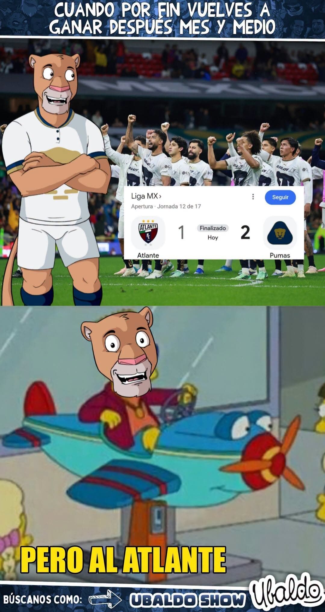🐾😂 ¡ASÍ QUÉ CHISTE! ¡PUMAS VOLVIÓ A GANAR DESPUÉS DE MÁS DE UN MES… Y APENAS PUDO CON EL ATLANTE! 😒⚽