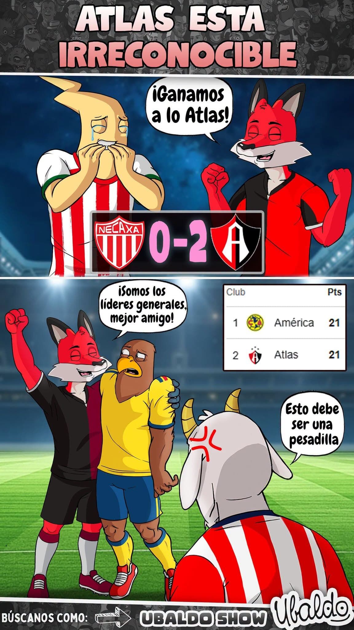 🦊🔴⚫ ¡EL ZORRO YA LE RESPIRA EN LA NUCA AL ÁGUILA! ¡ATLAS ALCANZÓ AL AMÉRICA Y AMENAZABA CON BAJARLO DEL NIDO! 🦅🔥😂