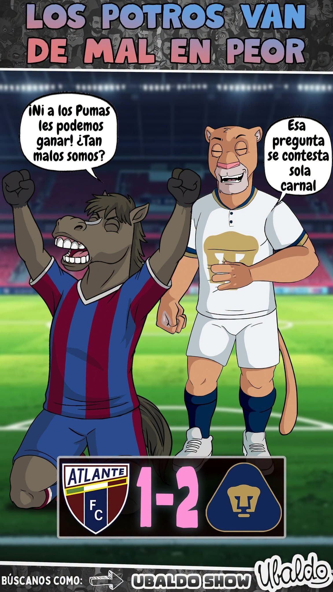 🐴📉 ¡LOS POTROS NO LEVANTAN NI CON GRÚA! ¡ATLANTE VOLVIÓ A PERDER Y HASTA LOS PUMAS SALIERON DE SU CRISIS A SUS COSTILLAS! 😂😰