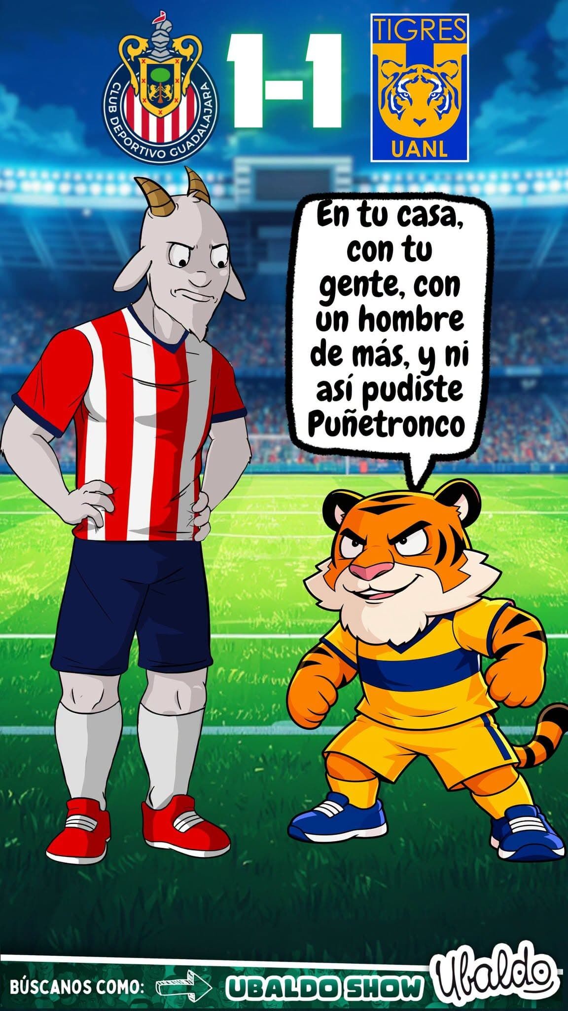 🐐😂 ¡CHIVAS TUVO UNO MÁS, TIRÓ 30 VECES Y NI ASÍ PUDO CON TIGRES! ¡EL REBAÑO SE QUEDÓ SIN COLMILLOS EN SU PROPIA CASA! 🐯🔥