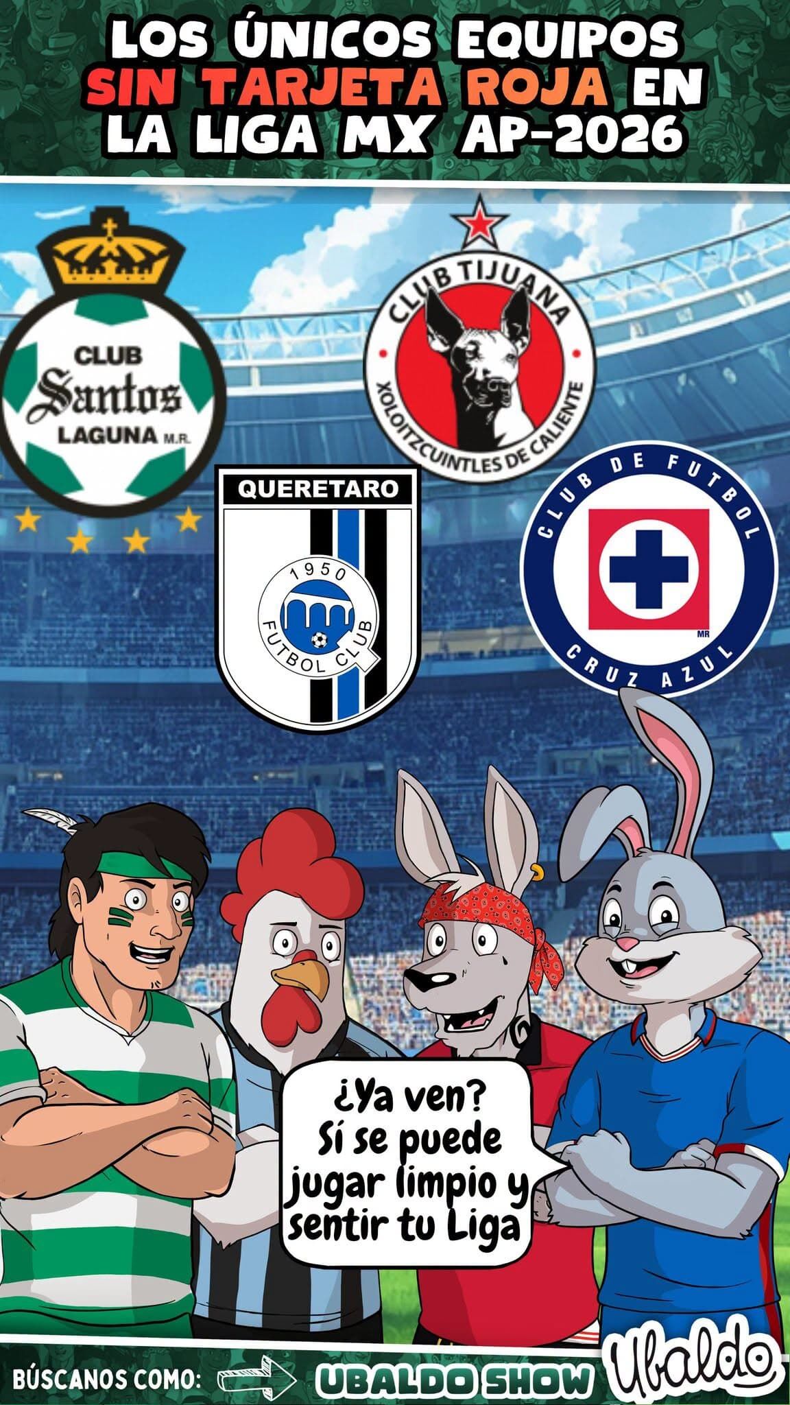 🟢⚽ ¡CUATRO EQUIPOS SE PORTAN COMO SANTITOS EN LA LIGA MX! ¡CRUZ AZUL, SANTOS, QUERÉTARO Y XOLOS PRESUMEN CERO TARJETAS ROJAS! 🟥🚫😂