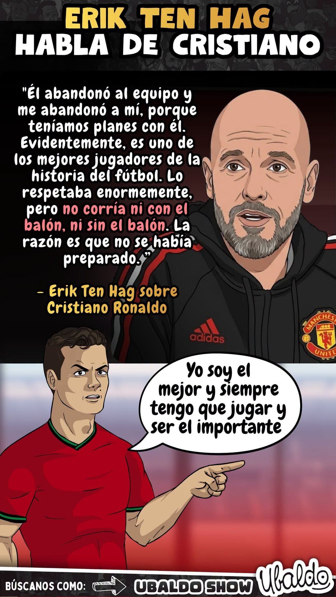 🚨🔥 ¡TEN HAG VUELVE A DISPARAR CONTRA CRISTIANO RONALDO! ¡CASI CUATRO AÑOS DESPUÉS, EL HOLANDÉS SIGUE RECORDANDO SU GUERRA CON EL BICHO! 🐐💥