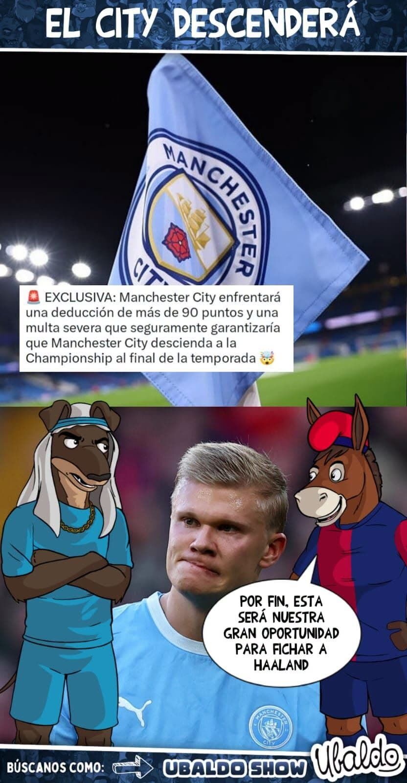 🚨💸 ¡EL MANCHESTER CITY PODRÍA TERMINAR EN SEGUNDA DIVISIÓN! ¡UNA SANCIÓN HISTÓRICA AMENAZA CON MANDAR AL GIGANTE INGLÉS A LA CHAMPIONSHIP! 😱🏆