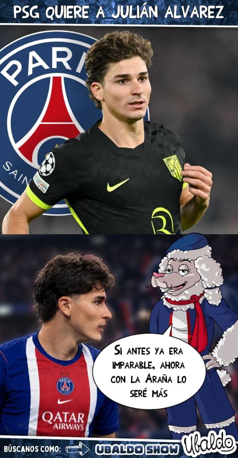 🕷️💣 ¡EL PSG QUIERE SOLTAR A LA ARAÑA EN PARÍS! ¡JULIÁN ÁLVAREZ APARECE EN EL RADAR DE LUIS ENRIQUE! 🇦🇷🔵🔴