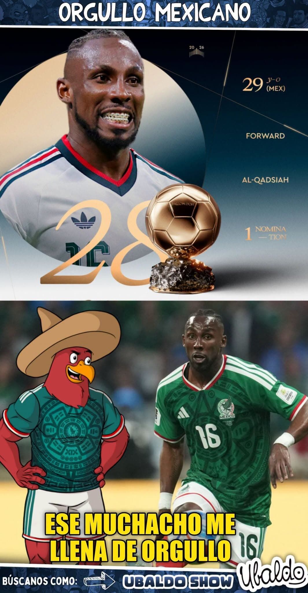 🇲🇽🏆 ¡EL MEXICANÍSIMO JULIÁN QUIÑONES ENTRE LOS 30 MEJORES DEL BALÓN DE ORO! ¡SUPERÓ A MANÉ Y SALIBA! 🔥😎