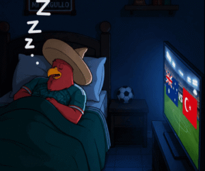 ¿Quien lo vio?… por cierto ganó Australia 2-0 😅