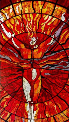 El Hombre Sol. Autor: Leopoldo Flores