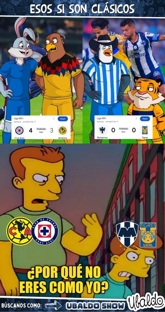 🥱🔥 ¡HASTA EN CLÁSICOS HAY NIVELES! CDMX 7 GOLES, MONTERREY 0 😂