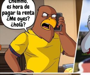 LOS ROOMIES…¡Oh no!, es dia de pagar la renta y Chemmo lo sabe 😆 …