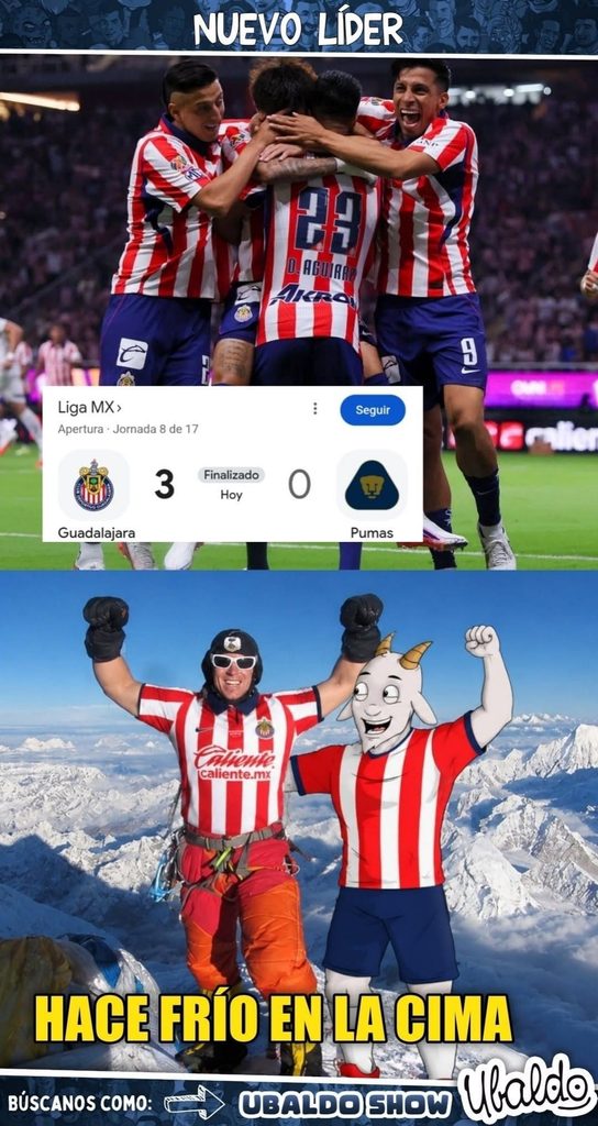 🥶🐐🔝 ¡HÁGANSE A UN LADO Y SALUDEN AL NUEVO LÍDER DE LA LIGA MX!