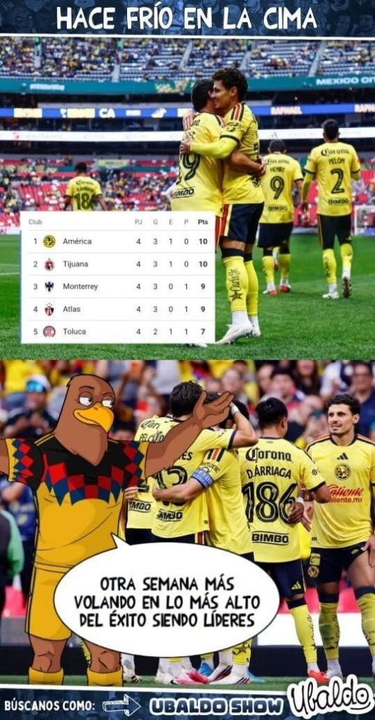 ¡OTRA SEMANITA MÁS EN LA CIMA! 🦅🔝