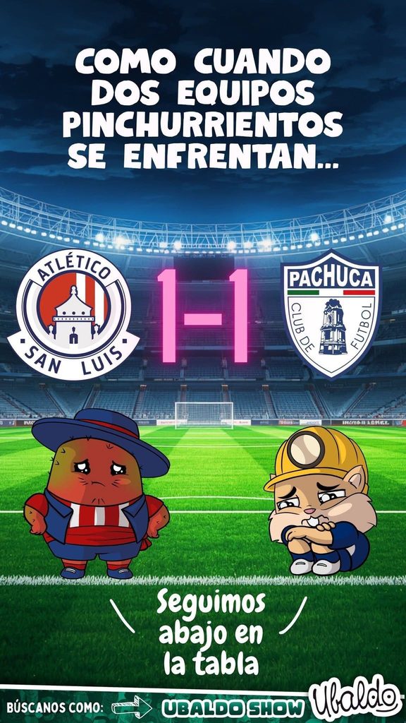 🥱⚽ ¡EMPATE QUE NO LE SIRVE A NADIE!