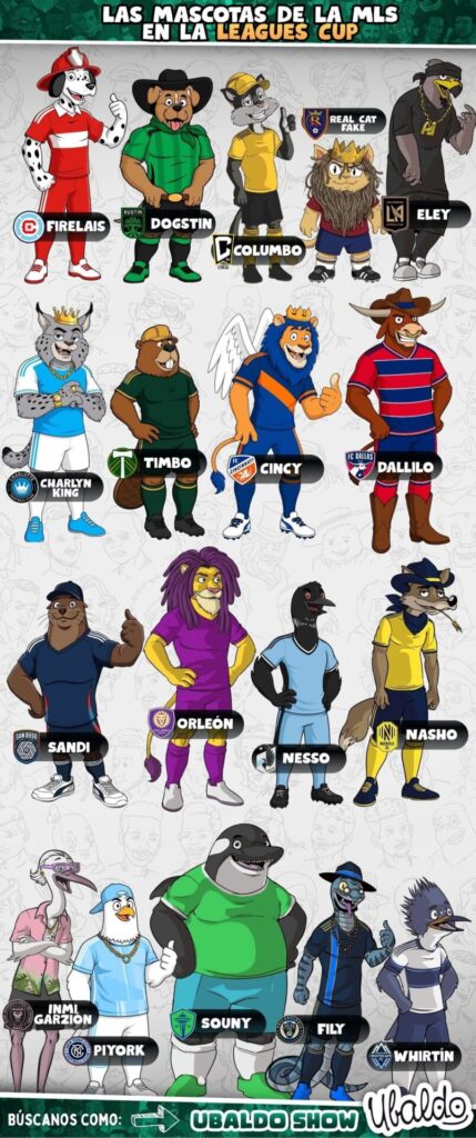 🔥⚽ ¡EL MULTIVERSO DE MASCOTAS DE LA MLS LLEGÓ AL UBIVERSO! 🇺🇸😂