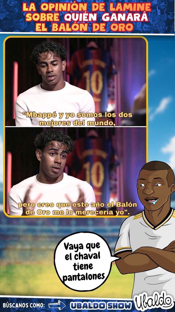 😮🔥🏆 ¡LAMINE YAMAL NO SE ESCONDE: “ESTE BALÓN DE ORO ME LO MEREZCO YO”!