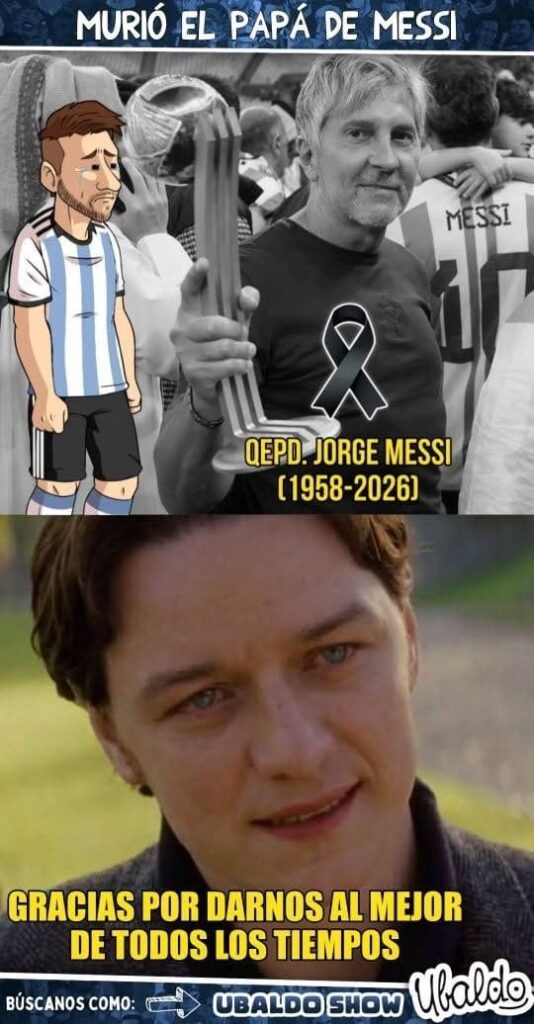 💔🙏 ¡FUERZA, MESSI! FALLECE JORGE MESSI