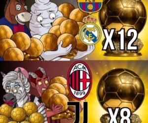 🏆🤯 ¡LOS GIGANTES QUE NO SOLO COLECCIONAN TROFEOS… TAMBIÉN BALONES DE ORO!