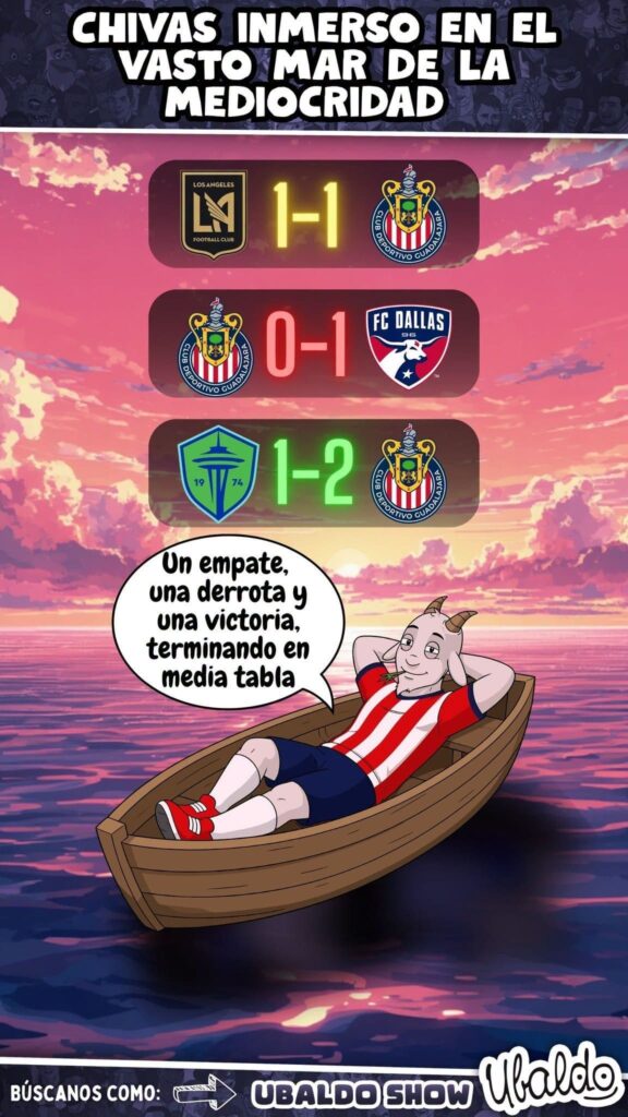 🐐 ¡CHIVAS NAVEGA EN EL MAR DE LA MEDIOCRIDAD! 🌊😂