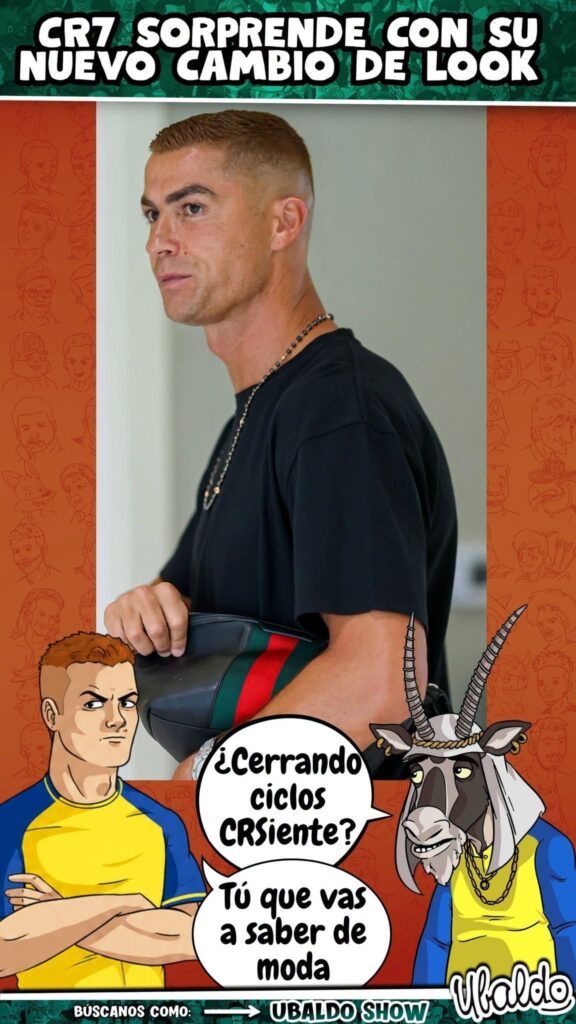 🐐✂️ ¡CR7 ESTRENÓ LOOK Y ENCENDIÓ LAS REDES! 🔥