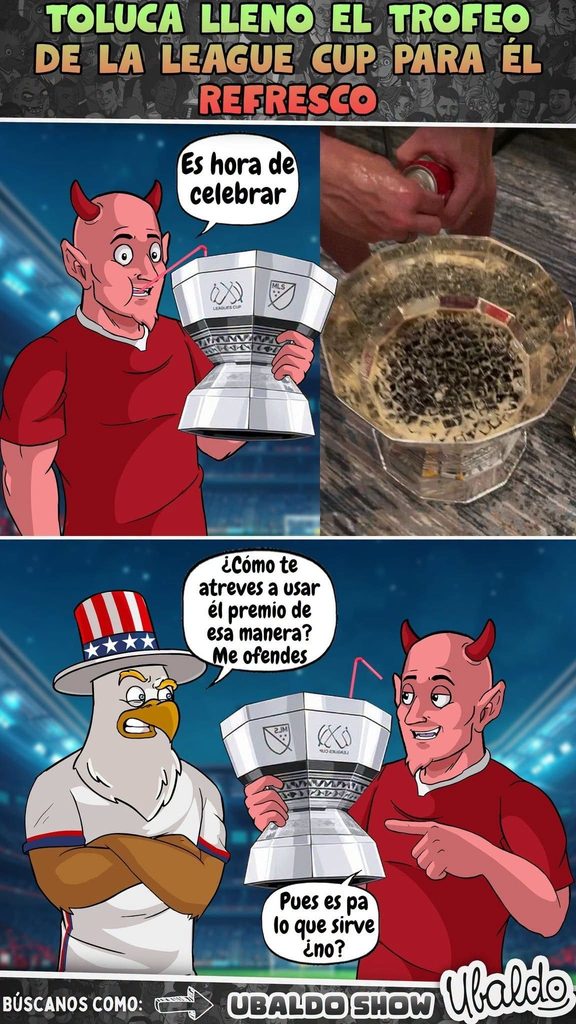 😈🏆😂 ¡TOLUCA YA LE ENCONTRÓ OTRO USO A LA COPA DE CAMPEÓN! 🥤