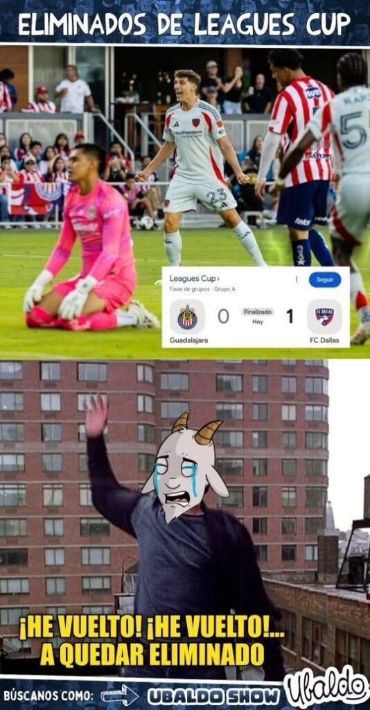 🐐💀 ¡CHIVAS VUELVE A FRACASAR EN LA LEAGUES CUP!