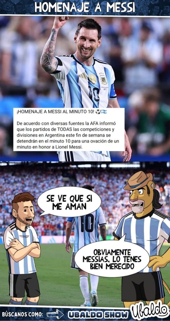 🐐🇦🇷 ¡ARGENTINA LE RINDE TRIBUTO AL REY! 👑🔟