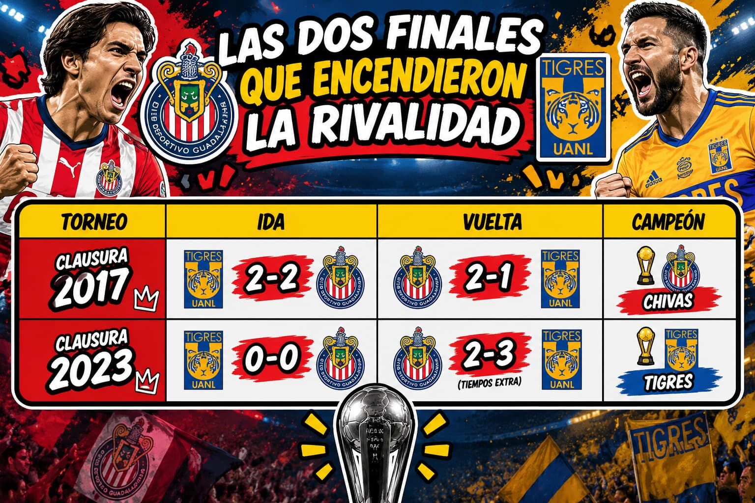 📊🏆 ¡LAS DOS FINALES QUE ENCENDIERON LA RIVALIDAD!