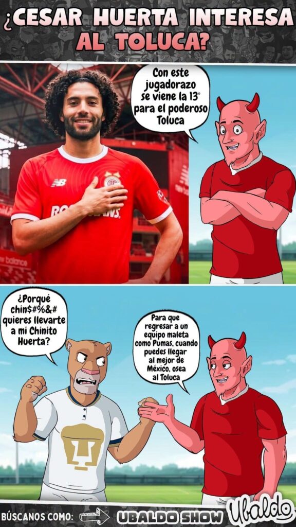 ¿CESAR HUERTA INTERESA AL TOLUCA?