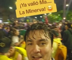 Hay un desma#^& en la Minerva XD