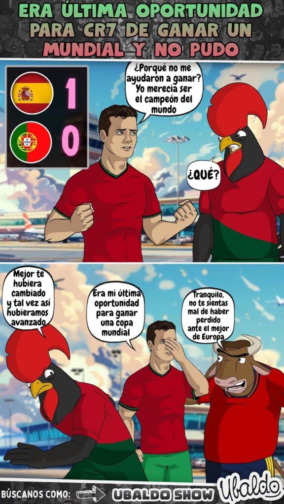 😭💔 ¡SE ACABÓ EL SUEÑO DEL BICHO! España apagó la última oportunidad de CR7 de conquistar el Mundial 🏆❌🇵🇹