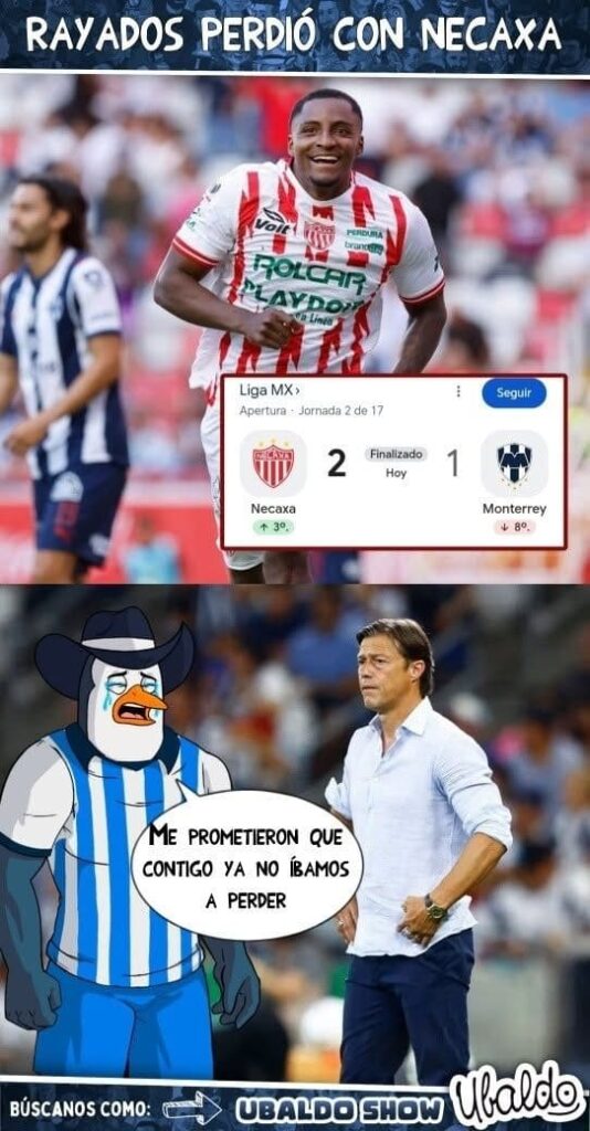 😬⚡ ¡NECAXA EXHIBIÓ A LOS RAYADOS! 🔵⚪