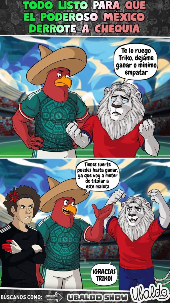 TODO LISTO PARA QUE EL PODEROSO MÉXICO DERROTE A CHEQUIA