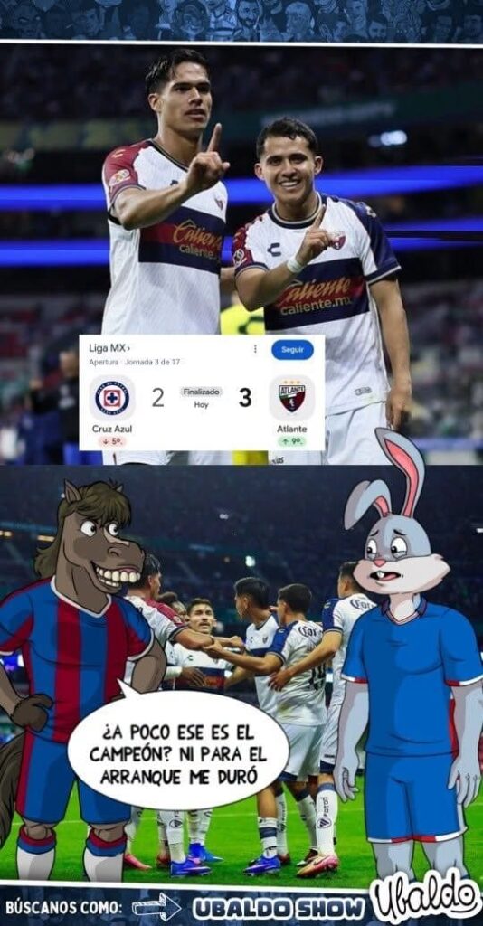🐴🔥 ¡ATLANTE GOLPEÓ AL CAMPEÓN EN SU PROPIA CASA!