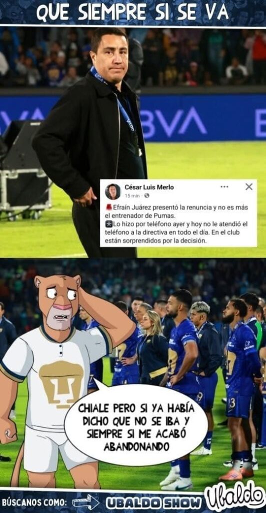 ¡SIEMPRE SI SE VA EFRAÍN DE LOS PUMAS!