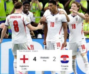 ¡GOLEADA DE INGLATERRA A CROACIA! 🔥⚽