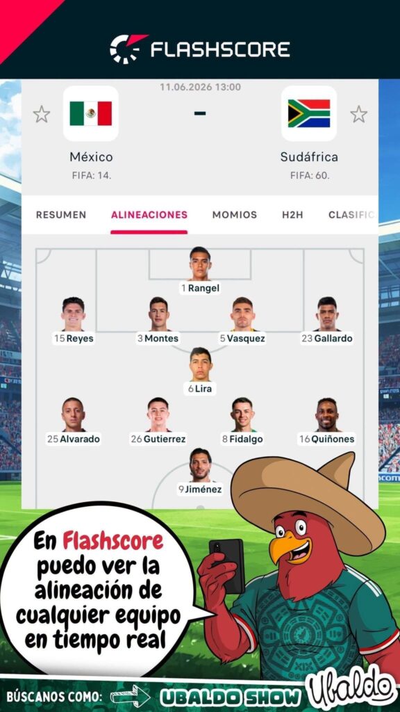 ¿Qué les parece la alineación de México para el primer partido? 🤔
