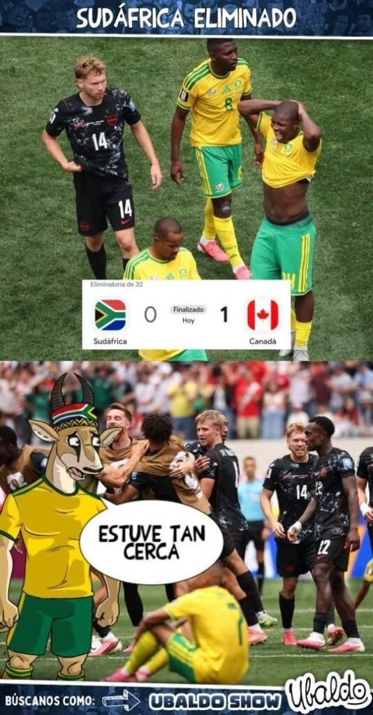 ¡SE FUE SUDÁFRICA ELIMINADO! 👋🏻🇿🇦