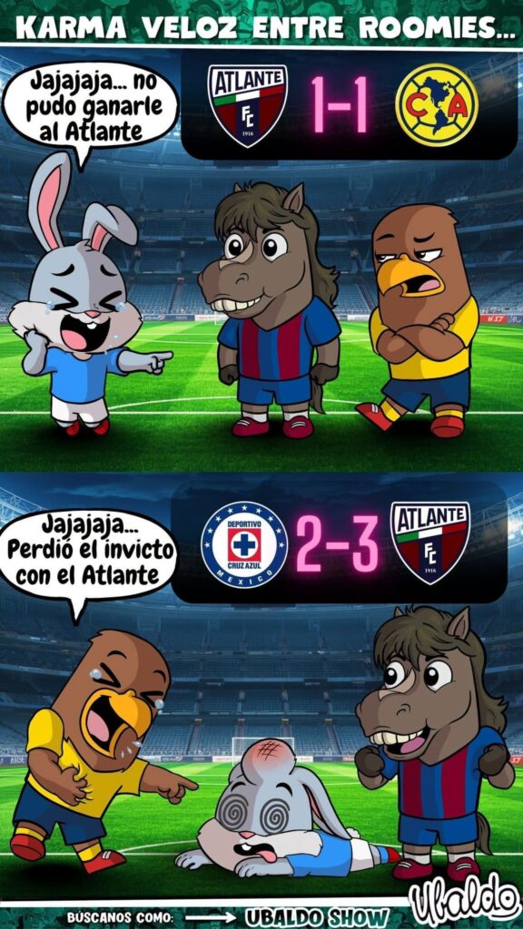 😂⚽ ¡EL KARMA LE CAYÓ A CRUZ AZUL EN EL AZTECA!