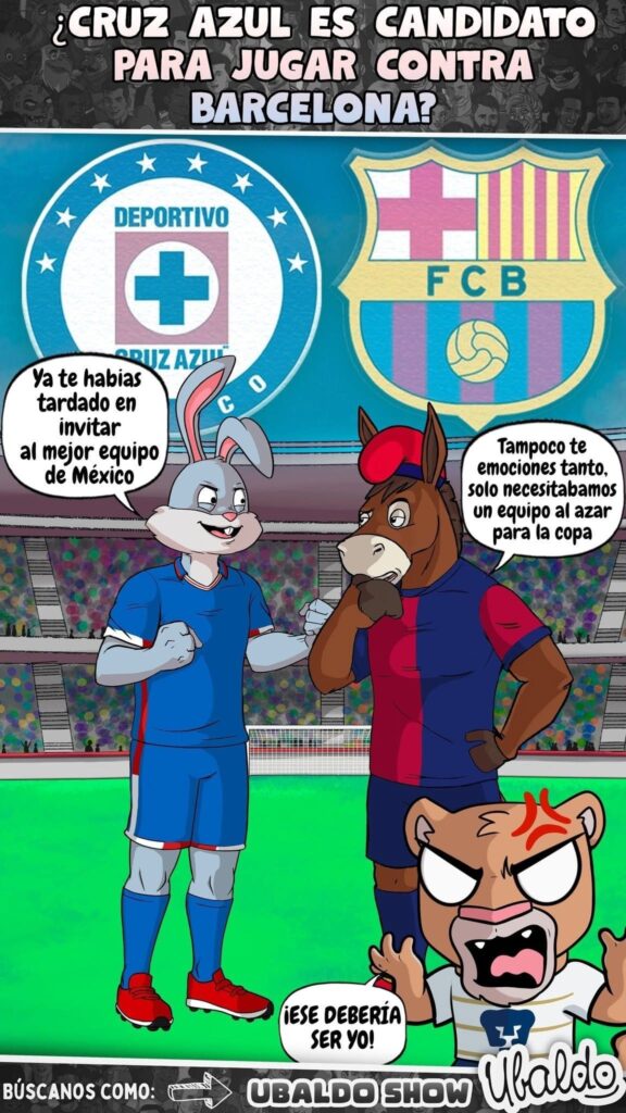 ¿CRUZ AZUL ES CANDIDATO PARA JUGAR CONTRA BARCELONA?
