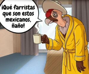 LOS ECUATORIANOS AYER EN EL HOTEL…