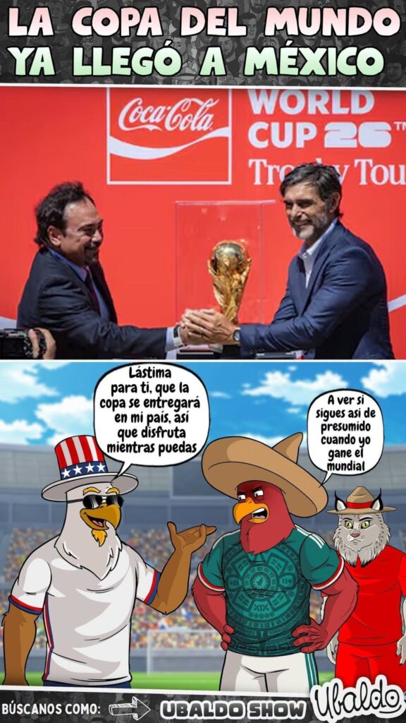 LA COPA DEL MUNDO YA LLEGÓ A MÉXICO