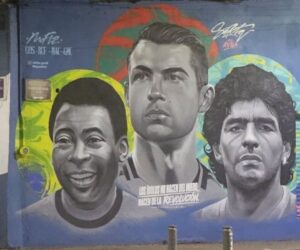 😱🇲🇽 ¡Guadalajara tiene un mural con los 3 mejores futbolistas de la historia! ¿Estás de acuerdo? ⚽🎨🐐