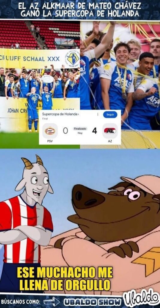 🏆🇳🇱 ¡MATEO CHÁVEZ YA SABE LO QUE ES SER CAMPEÓN EN EUROPA! 🔥