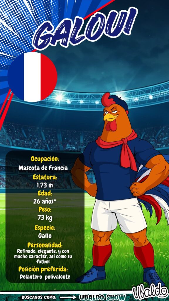 🐓🇫🇷 ¡GALOUI, EL GALLO QUE JUEGA CON ELEGANCIA! ✨⚽
